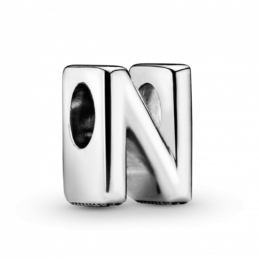 PANDORA N betű charm
