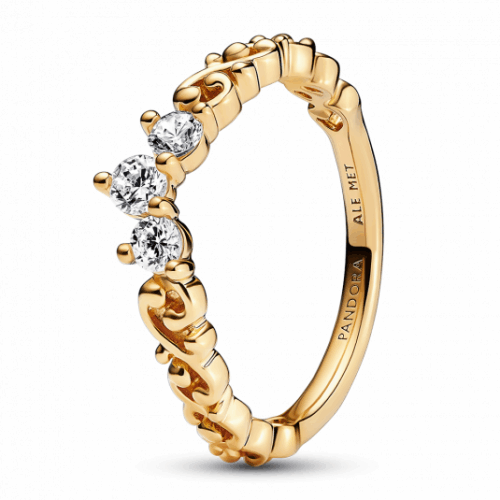 PANDORA királyi tiara aranyozott gyűrű gyűrű 162232C01