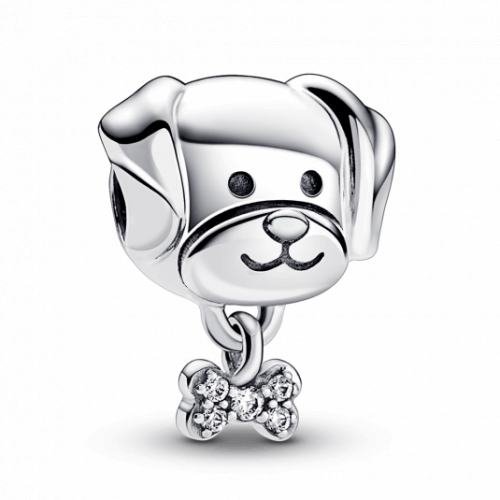 PANDORA Kiskutya és csont charm