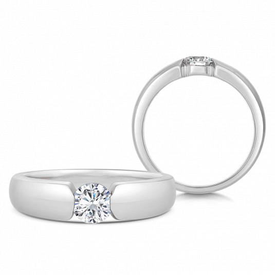 SOFIA DIAMONDS arany eljegyzési gyűrű gyémánttal 0
