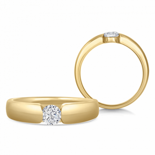 SOFIA DIAMONDS arany eljegyzési gyűrű gyémánttal 0