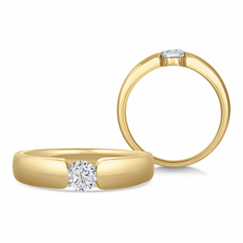 SOFIA DIAMONDS arany eljegyzési gyűrű gyémánttal 0