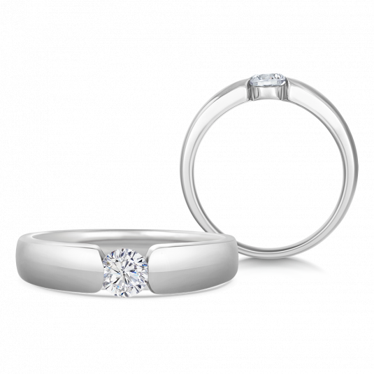 SOFIA DIAMONDS arany eljegyzési gyűrű gyémánttal 0