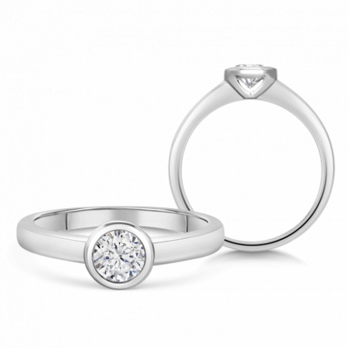 SOFIA DIAMONDS arany eljegyzési gyűrű gyémánttal 0