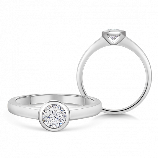 SOFIA DIAMONDS arany eljegyzési gyűrű gyémánttal 0