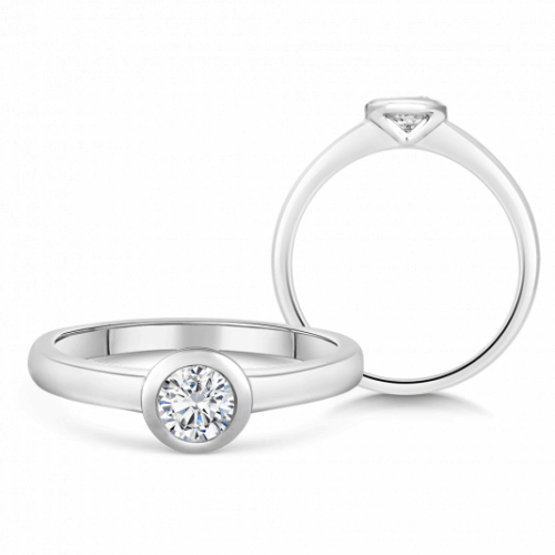 SOFIA DIAMONDS arany eljegyzési gyűrű gyémánttal 0