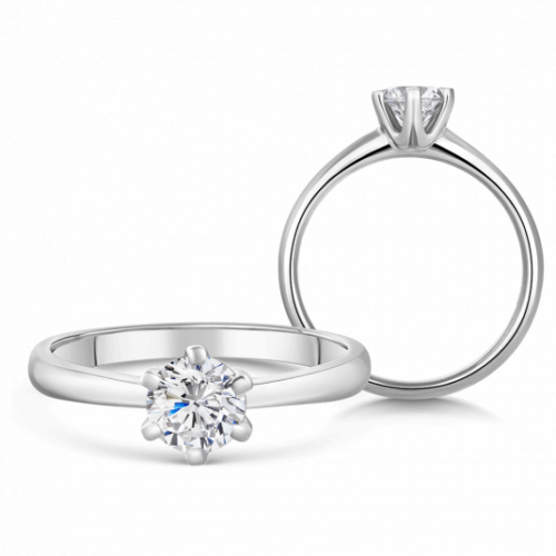 SOFIA DIAMONDS arany eljegyzési gyűrű gyémánttal 0