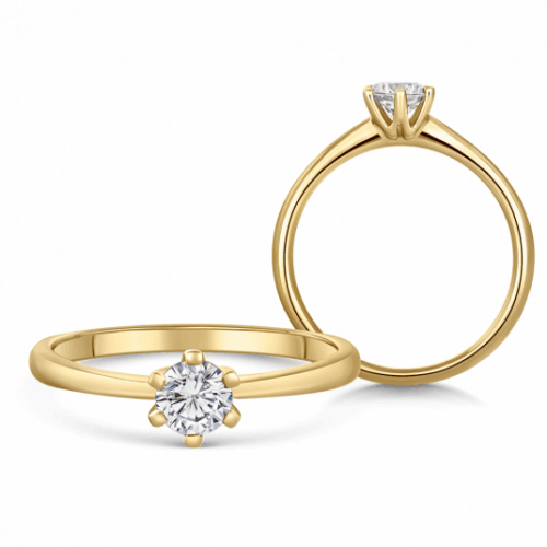 SOFIA DIAMONDS arany eljegyzési gyűrű gyémánttal 0
