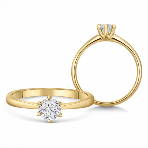 SOFIA DIAMONDS arany eljegyzési gyűrű gyémánttal 0