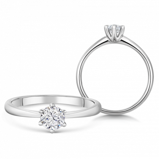 SOFIA DIAMONDS arany eljegyzési gyűrű gyémánttal 0