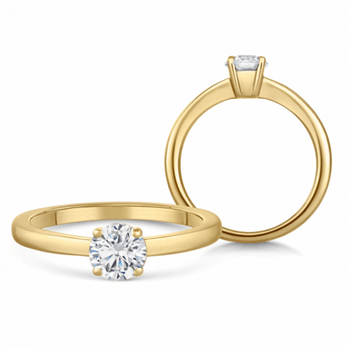 SOFIA DIAMONDS arany eljegyzési gyűrű gyémánttal 0