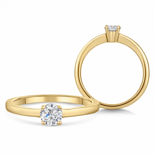SOFIA DIAMONDS arany eljegyzési gyűrű gyémánttal 0