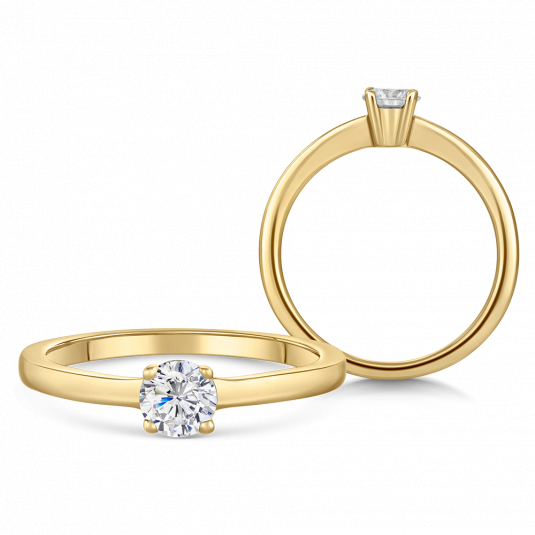 SOFIA DIAMONDS arany eljegyzési gyűrű gyémánttal 0