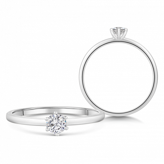 SOFIA DIAMONDS arany eljegyzési gyűrű gyémánttal 0