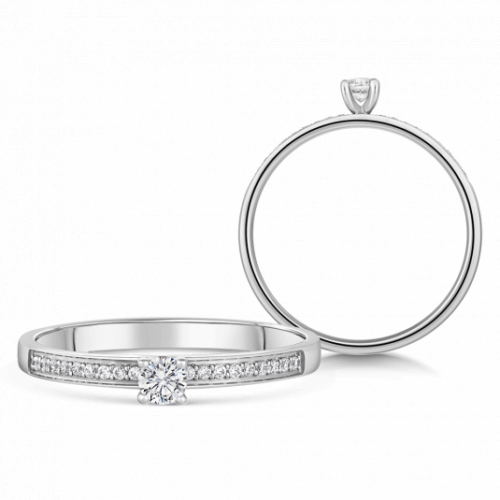 SOFIA DIAMONDS arany eljegyzési gyűrű gyémántokkal 0