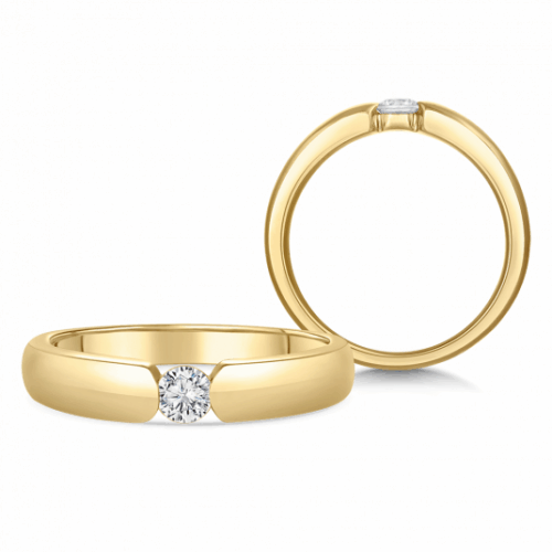 SOFIA DIAMONDS arany eljegyzési gyűrű gyémánttal 0