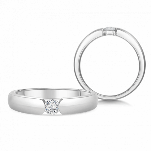 SOFIA DIAMONDS arany eljegyzési gyűrű gyémánttal 0