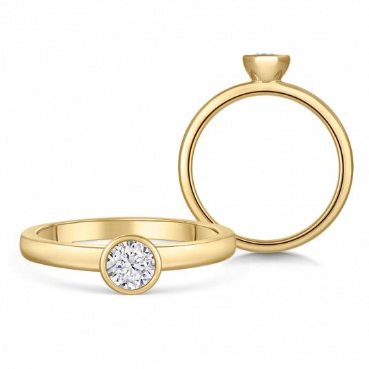SOFIA DIAMONDS arany eljegyzési gyűrű gyémánttal gyűrű BDRB00079YG