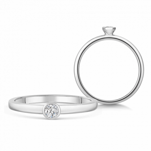 SOFIA DIAMONDS arany eljegyzési gyűrű gyémánttal 0
