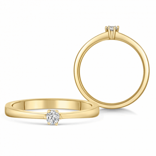 SOFIA DIAMONDS arany eljegyzési gyűrű gyémánttal 0
