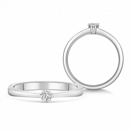 SOFIA DIAMONDS arany eljegyzési gyűrű gyémánttal 0