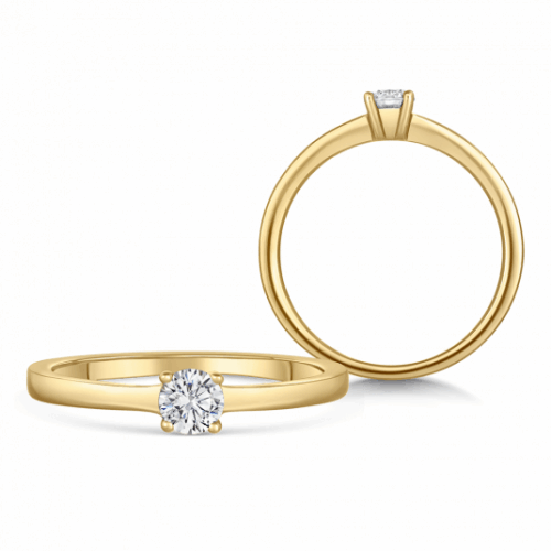SOFIA DIAMONDS arany eljegyzési gyűrű gyémánttal 0