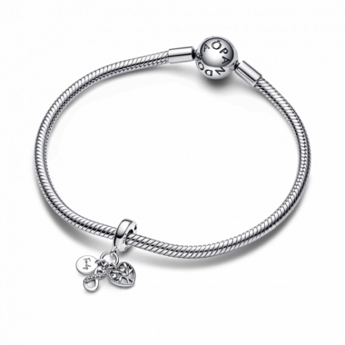 PANDORA karkötő Family Infinity Triple Dangle karkötő 590728+792201C01
