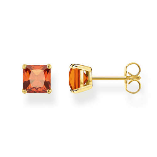 THOMAS SABO fülbevaló Orange stone gold fülbevaló H2174-472-8