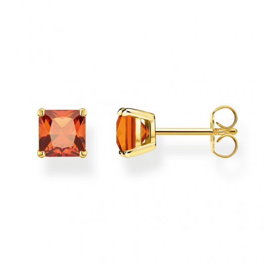 THOMAS SABO fülbevaló Orange stone gold fülbevaló H2174-472-8