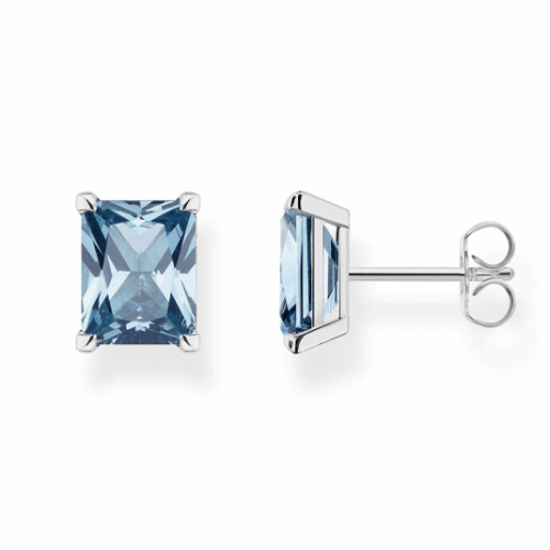 THOMAS SABO fülbevaló Blue stone silver fülbevaló H2201-009-1