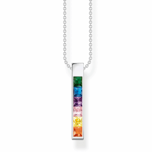 THOMAS SABO nyaklánc Colourful stones silver nyaklánc KE2113-166-7-L45V