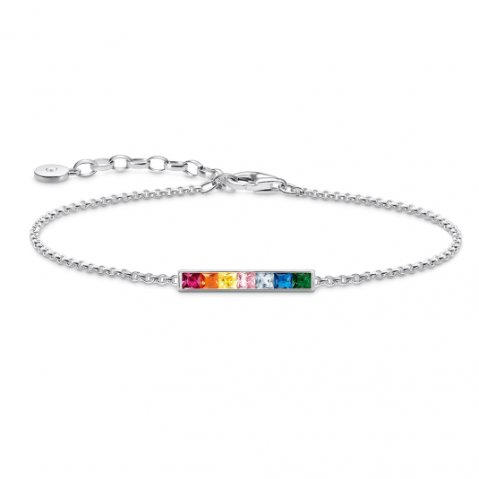 THOMAS SABO karkötő Colourful stones silver karkötő A2068-477-7-L19v