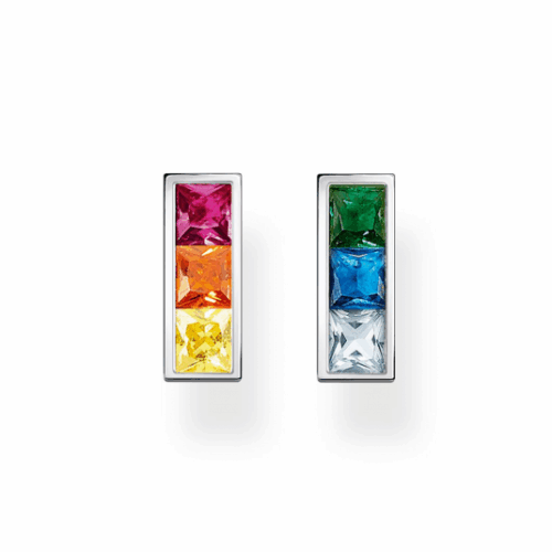 THOMAS SABO fülbevaló Colourful stones silver fülbevaló H2250-477-7