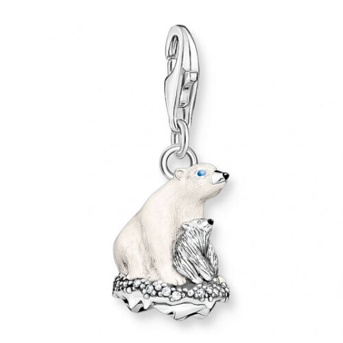 THOMAS SABO charm medál Ice bears medál 1911-691-7