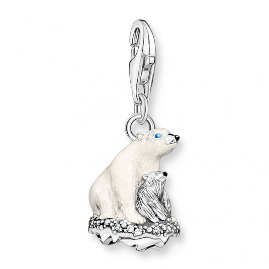 THOMAS SABO charm medál Ice bears medál 1911-691-7