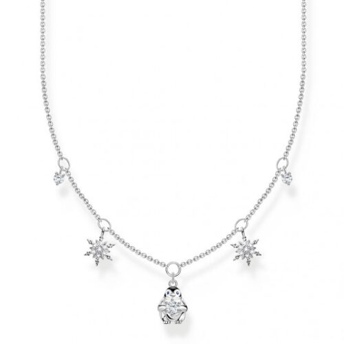 THOMAS SABO nyaklánc Penguin and snowflakes nyaklánc KE2173-041-7-L45