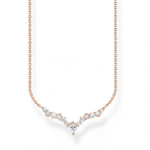 THOMAS SABO nyaklánc Ice crystals rose gold nyaklánc KE2172-416-14-L45