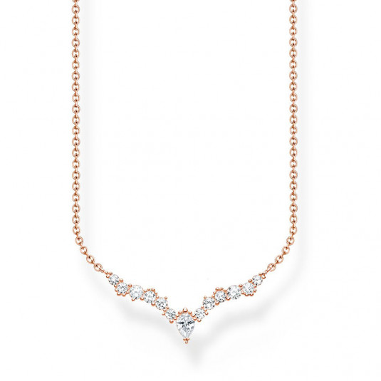 THOMAS SABO nyaklánc Ice crystals rose gold nyaklánc KE2172-416-14-L45