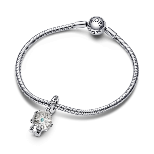 PANDORA karkötő Snowglobe karkötő 590728+792369C01