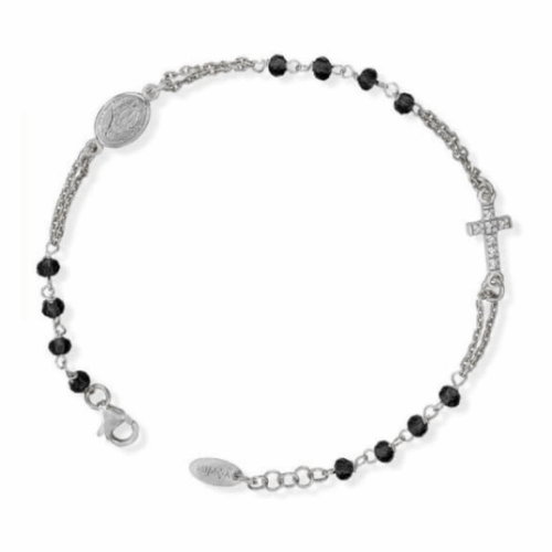 AMEN ezüst karkötő Rosaries Crystal karkötő BROBNZ3