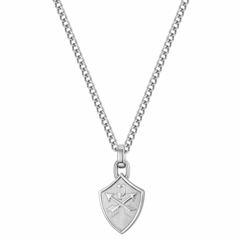 POLICE férfi acél nyaklánc Heritage Crest nyaklánc POPEAGN0001601