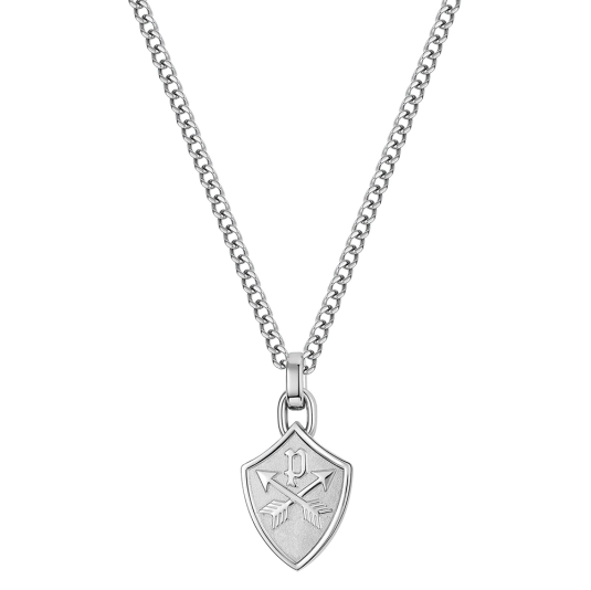 POLICE férfi acél nyaklánc Heritage Crest nyaklánc POPEAGN0001601