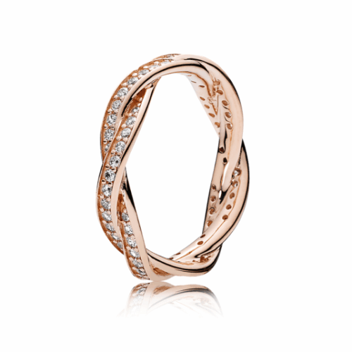PANDORA aranyozott Sorsfordulat gyűrű gyűrű 180892CZ
