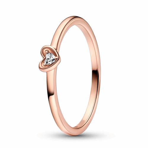 PANDORA aranyozott Ragyogó szív gyűrű gyűrű 182495C01
