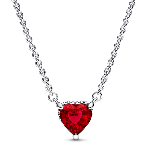 PANDORA Szikrázó szív medál collier nyaklánc nyaklánc 392542C01-45