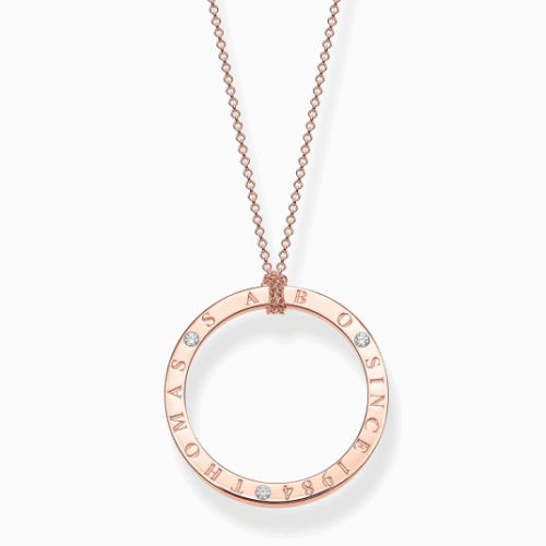 THOMAS SABO nyaklánc White stones rose gold plated nyaklánc KE1877-416-14