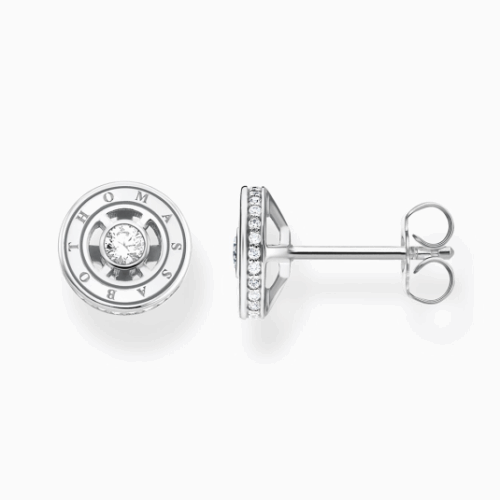 THOMAS SABO fülbevaló circle with white stones fülbevaló H2062-051-14