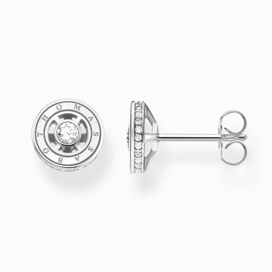 THOMAS SABO fülbevaló circle with white stones fülbevaló H2062-051-14
