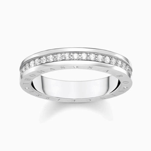 THOMAS SABO gyűrű White stones gyűrű TR2254-051-14