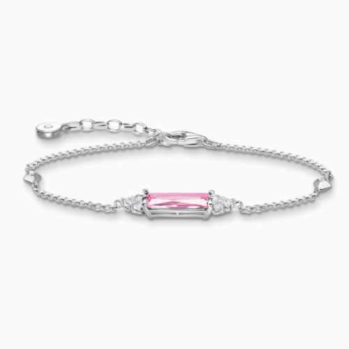 THOMAS SABO karkötő Pink and white stones karkötő A2018-051-9
